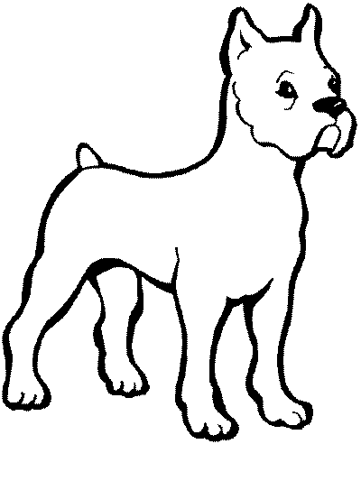 Dog colouring pages