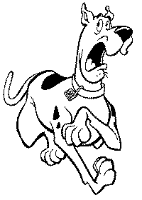 Scooby Doo Colouring Page