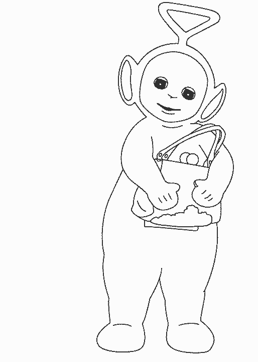 Teletubbies Colouring Page
