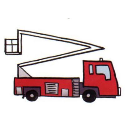 How to draw a fire engine